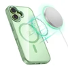 „Tech-Protect MagMat MagSafe“ dėklas, skirtas „iPhone 17“ – permatomas Žalias