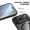 Tech-Protect MagMat MagSafe dėklas skirtas Apple iPhone 17 Pro – skaidrus juodos spalvos