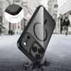 Tech-Protect MagMat MagSafe dėklas skirtas Apple iPhone 17 Pro Max – skaidrus juodos spalvos