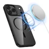 Tech-Protect MagMat MagSafe dėklas skirtas Apple iPhone 17 Pro – skaidrus juodos spalvos