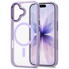 „Tech-Protect MagMat MagSafe“ dėklas, skirtas iPhone 17 - permatomas violetinis
