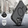 „Tech-Protect MagMat MagSafe“ dėklas, skirtas „iPhone 17“ – matinis juodas