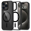 Apple iPhone 16 Pro Tech-Protect Magmat MagSafe Clear dėklas telefonui juodos spalvos