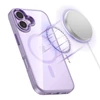 „Tech-Protect MagMat MagSafe“ dėklas, skirtas iPhone 17 - permatomas violetinis