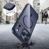 „Tech-Protect MagMat MagSafe“ dėklas, skirtas „iPhone 17 Pro Max“ – permatomas – tamsiai mėlynas Mėlyna