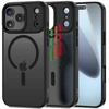 Tech-Protect MagMat XT 4-set MagSafe dėklas skirtas Apple iPhone 17 Pro – matinis juodos spalvos