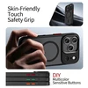 Tech-Protect MagMat XT 4-set MagSafe dėklas skirtas Apple iPhone 17 Pro Max – matinis juodos spalvos
