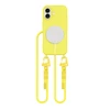 Apple iPhone 16 Tech-Protect Magnecklace MagSafe Canary dėklas jūsų telefonui geltonos spalvos