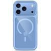 Tech-Protect MagOne CC MagSafe + Tempered Glass 2 vnt. Case for iPhone 18 Pro / 17 Pro - Transparent Mėlyna