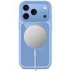 Tech-Protect MagOne CC MagSafe + Tempered Glass 2 vnt. Case for iPhone 18 Pro / 17 Pro - Transparent Mėlyna