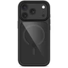 Tech-Protect MagOne CC MagSafe Case + Tempered Glass 2 vnt. for iPhone 18 Pro / 17 Pro - Clear Juodas