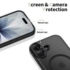 „Tech-Protect Magpeak Magsafe CC“ dėklas, skirtas „iPhone 17“ – matinis juodas