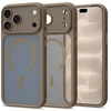 Dėklas TECH-PROTECT MAGPEAK MAGSAFE CC IPHONE 17 PRO / 18 PRO matinis tamsiai pilkšvai rudas