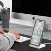 Dėklas TECH-PROTECT MAGPEAK MAGSAFE CC IPHONE 17 PRO MAX / 18 PRO MAX Šaltas titanas