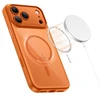 „Tech-Protect Magpeak Magsafe CC“ dėklas, skirtas „iPhone 17 Pro“ – permatomas oranžinis