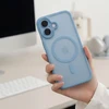 Dėklas TECH-PROTECT MAGPEAK MAGSAFE CC IPHONE 17 matinis ūkanotai mėlynas