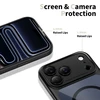 „Tech-Protect Magpeak Magsafe CC“ dėklas, skirtas „iPhone 17 Pro Max“ – skaidrus, juodas