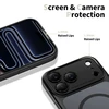 „Tech-Protect Magpeak Magsafe CC“ dėklas, skirtas „iPhone 17 Pro Max“ – matinis juodas