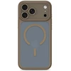 Dėklas TECH-PROTECT MAGPEAK MAGSAFE CC IPHONE 17 PRO / 18 PRO matinis tamsiai pilkšvai rudas