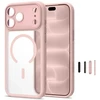 Dėklas TECH-PROTECT MAGPEAK MAGSAFE CC IPHONE 17 PRO / 18 PRO matinis rausvas