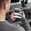 Dėklas Tech-Protect MagPeak MagSafe CC skirtas iPhone Duo – juodas matinis
