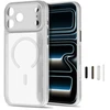 Tech-Protect MagPrime MagSafe CC dėklas, skirtas iPhone 18 Pro Max / 17 Pro Max - matinė pilka