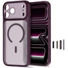 Dėklas Tech-Protect MagPrime MagSafe CC case for iPhone 18 Pro Max / 17 Pro Max - burgundy