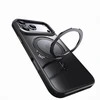 Tech-Protect MagRing MagSafe dėklas skirtas Apple iPhone 17 Pro – matinis juodos spalvos