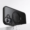 Tech-Protect MagRing MagSafe dėklas skirtas Apple iPhone 17 – matinis juodos spalvos