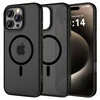 Apple iPhone 16 Pro Max Tech-Protect Magmat MagSafe Matte dėklas telefonui juodos spalvos