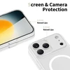 „Tech-Protect MagSlim MagSafe“ dėklas, skirtas „iPhone 17 Pro Max“ – matinis baltas
