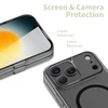 „Tech-Protect MagSlim MagSafe“ dėklas, skirtas „iPhone 17 Pro“ – matinis juodas