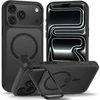 Dėklas Tech-Protect MagStand MagSafe CC Case for iPhone 18 Pro / 17 Pro - Matte Juodas