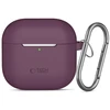 Dėklas TECH-PROTECT silikoninis pakabukas Apple AirPods 4 / 5 bordo spalvos