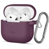 Dėklas TECH-PROTECT silikoninis pakabukas Apple AirPods 4 / 5 bordo spalvos