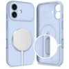 „Tech-Protect“ silikoninis „MagSafe“ dėklas, skirtas „iPhone 17“ – Mėlyna