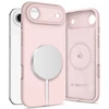 „Tech-Protect“ silikoninis „MagSafe“ dėklas, skirtas „iPhone 17 Air“ – Rožinė