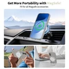 „Tech-Protect Silicone Magsafe iPhone 17“ apsauginis dėklas, akmens pilkas