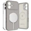 „Tech-Protect Silicone Magsafe iPhone 17“ apsauginis dėklas, akmens pilkas