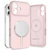 „Tech-Protect“ silikoninis „MagSafe“ dėklas, skirtas „iPhone 17“ – Rožinė