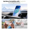 „Tech-Protect“ silikoninis „MagSafe“ dėklas, skirtas „iPhone 17“ – Rožinė
