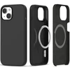 Tech-Protect silikoninis MagSafe Apple iPhone 15 Case – Matte dėklas telefonui juodos spalvos