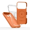 „Tech-Protect“ silikoninis „MagSafe“ dėklas, skirtas „iPhone 17 Pro“ – oranžinis