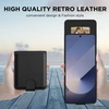 Tech-Protect Wallet dėklas skirtas Samsung Galaxy Z Flip 7 – juodos spalvos
