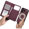 Dėklas Tech-Protect Wallet MagSafe case for iPhone 17 Pro / 18 Pro - burgundy