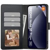 Dėklas Tech-Protect Wallet Xiaomi Redmi Note 15 Pro+ Plus 5G matinės juodos spalvos