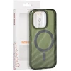 Tecto Shield Desert Mag dėklas, skirtas iPhone 15 Pro 6,1" tamsiai alyvuogių spalvos