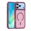 Dėklas Telforceone Mag Matt case for iPhone 17 Pro Max 6,9" / 18 Pro Max 6,9" maroon big hole