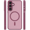 Dėklas Telforceone Mag Matt case for Samsung Galaxy S25 FE maroon camera protection