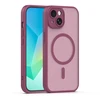 Telforceone „Mag Matt“ dėklas, skirtas „iPhone 14 6,1“ bordo spalvos kameros apsaugai